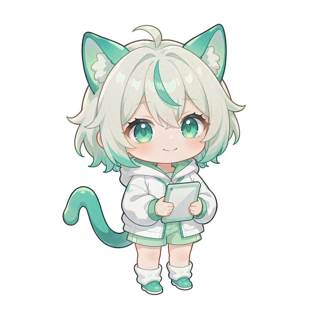 绿色小猫娘小哇